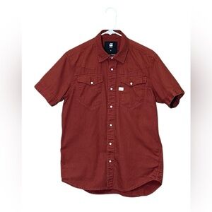 G-Star Raw Tacoma Western Button Dawn Shirt Size M